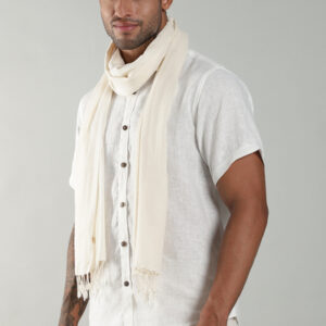 Men's cotton twill scarf - Pria