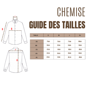 GUIDE TAILLE CHEMISES