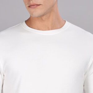 Men T-Shirt White Green Tailor